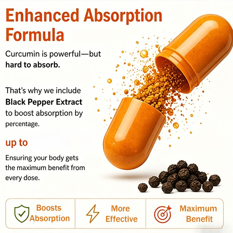Elm & Herb Pure Turmeric Curcumin 95, Elm and Herb