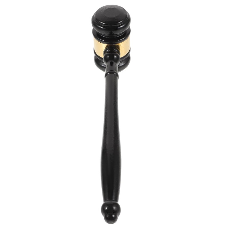 Operitacx 4pcs Wooden Judge Gavel Hammer Court Tool Comfortable Grip