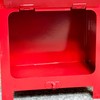 Christmas Post Box 15x23cm To Santa North Pole Red Metal