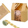 NOONEAST 200 Pack Large Paper Bread Bags for Homemade Bread
