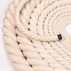 Natural Twisted Cotton Rope 3/16 Inch - Biodegradable Cord with