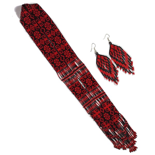 Weavish Native American Style beaded necklace for women Boho Statement
