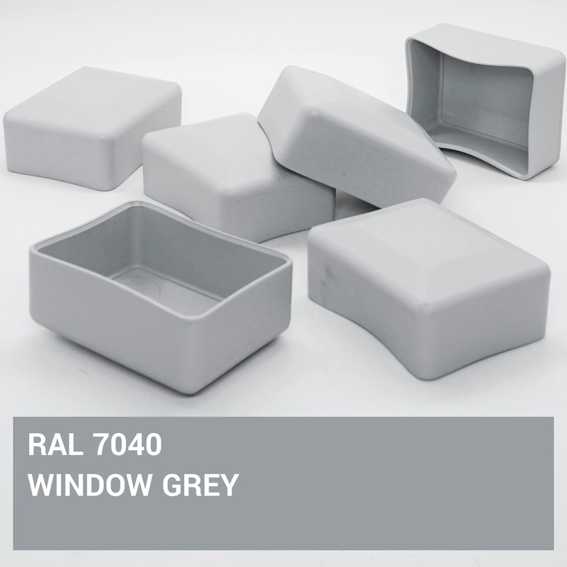 SKIR'CO Fence Post Caps Rectangular Grey Plastic Caps 60 x