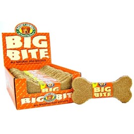 Nature'S Animals Inc. Dnt00245 24-Piece Big Bite Bone Dog Biscuits Display, Cheesiest Cheddar Cheese, 8-Inch