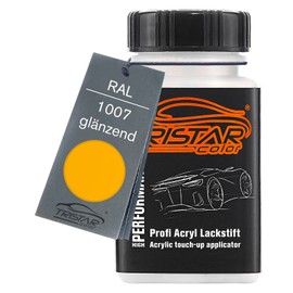 TRISTARcolor RAL 1007 Chr.yellow glossy paint pen, 50 ml, quick-drying