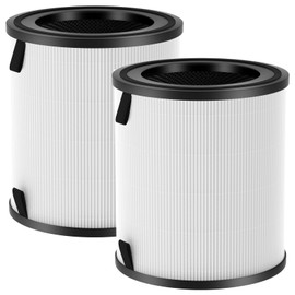 2 Pack LV-H133 Replacement Filter Compatible with LEVOIT LV-H133 Air Purifier, 3-in-1 H13 True HEPA Filter, Part No. LV-H133-RF