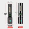 Super-Bright LED Tactical Flashlight Torch Rechargeable Magnetic Rechargeable Flash Lights