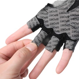 Training Gloves, Muscle Training Gloves, Gym Gloves, Men's, Women's, Strong Grip, Half Finger, Sports Gloves, Thin, Abrasion Resistant, Anti-Slip, Mesh, Breathable, High Elastic Pad, Lightweight, Gym