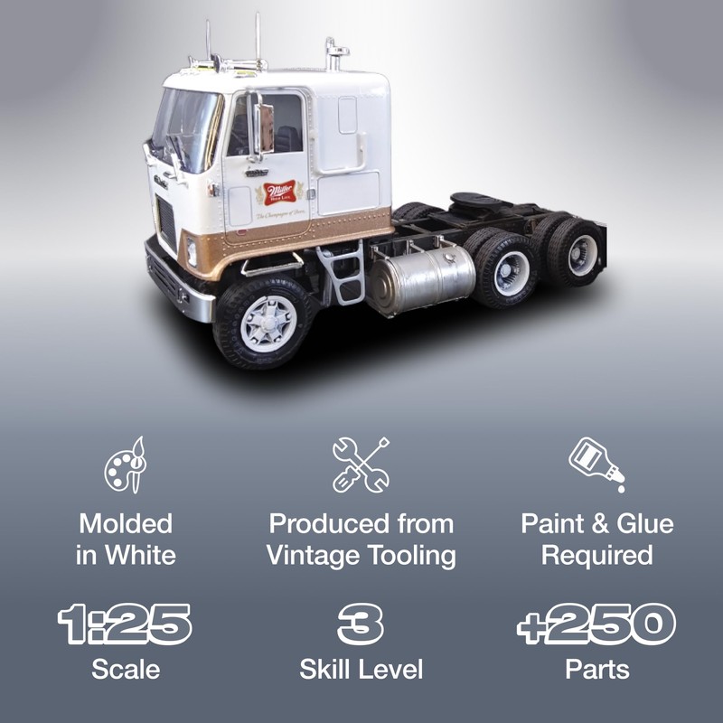 Round 2 Unknown AMT GMC Astro 95 Semi Tractor (Miller