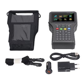 Satellite Finder with Compass Function 4000mAh 4.3in TFT LCD Display Digital Satellite Signal Meter EU Plug 100‑240V