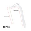 Pack of 50 Wedding Walls, White Wedding Walls, Streamers with