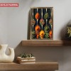 20x30cm Wood Framed Angkor Wat Ruins Paintingsize: 20*30cm/10*12Inch, color: Brown