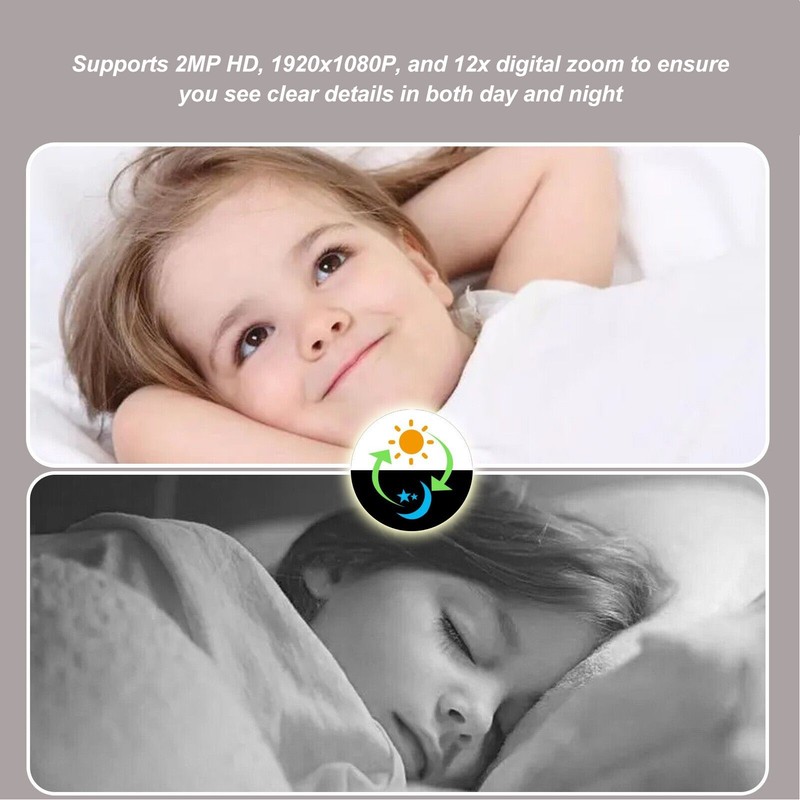 2MP HD E27 Bulb Camera Wireless WIFI 1920x1080 Night Vision