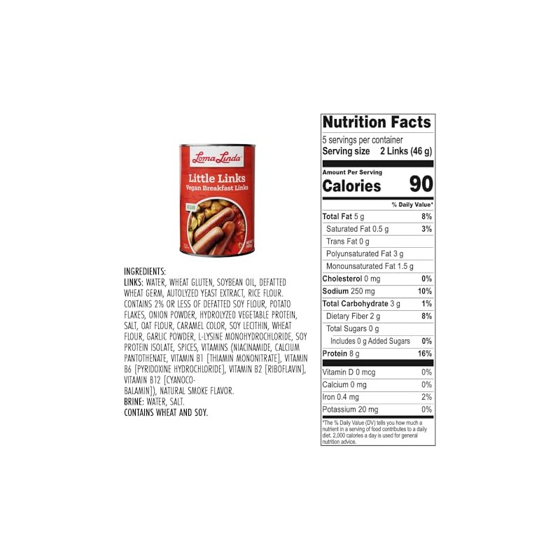 Loma Linda - Plant-Based Meats (Little Links (15 oz.), 3
