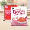 J WAY Bursting Popping Strawberry Boba Pearls, Strawberry Syrup, Non-Dairy,