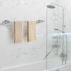 BATHSIR Crystal Towel Bar 24 Inch, Chrome Bathroom Towel Rack,