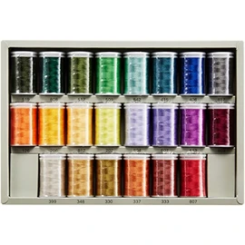 brother ETS22 Sewing Machine Embroidery Thread Ultra Boss 22 Color Set