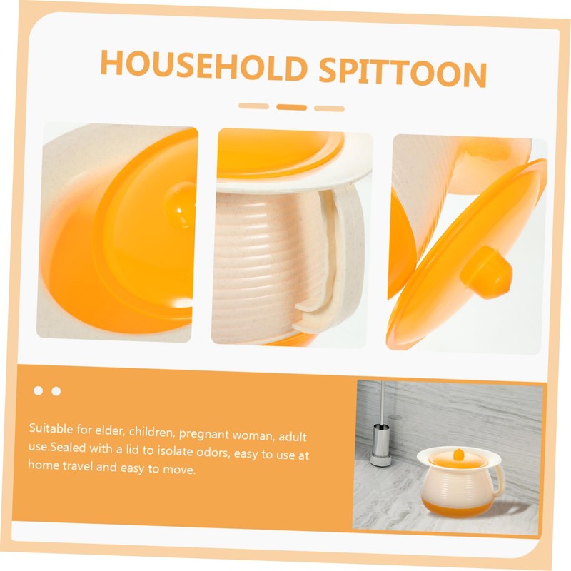 NOLITOY Potty Pee Bottle Urinal Pot Handheld Lid Portable for