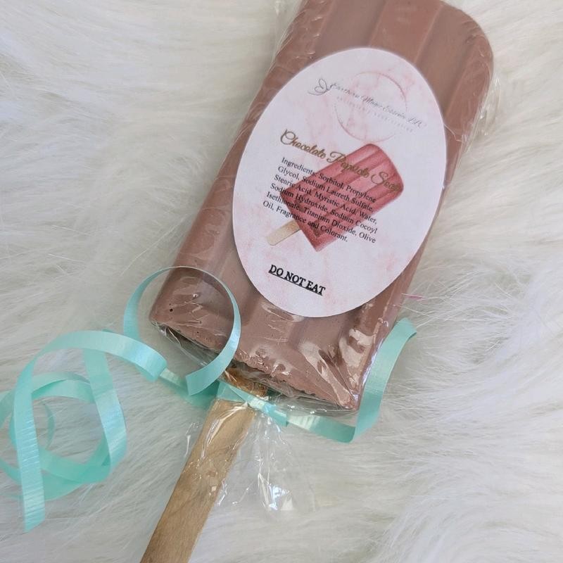 Handcrafted Novelty Popsicle Soap Body Care Cleansing - Scent: Bubble