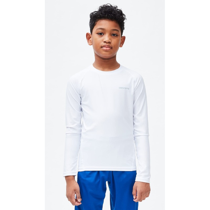 DEVOPS Youth Boys 3-Pack Compression Athletic Performance Baselayer Long Sleeve