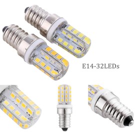 E14 LED Light Bulbs 3W(Equivalent 25W Halogen Bulb Replacement) Silicone Warm White 3000K LED Corn Bulbs,E14 Candelabra Base,32 LED 2835SMD,AC110-120V,Pack of 8