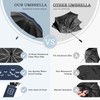 Pioggistar Windproof Umbrella for Men and Women, Inverted Umbrellas 10