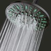 AquaDance 7-inch 6-Setting Rainfall Showerhead with Anti-Microbial Microban Protection from