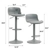 Modern Eco-Friendly Bar Stools Set 2 Height Adjustable Swivel Counter