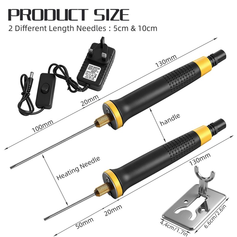 Hot Wire Foam Cutter Kit, 100-240V/30W Electric Styrofoam Cutting Tool,