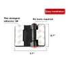 Refrigerator Door Locks Double Button Adhesive Fridge Lock with Keys,
