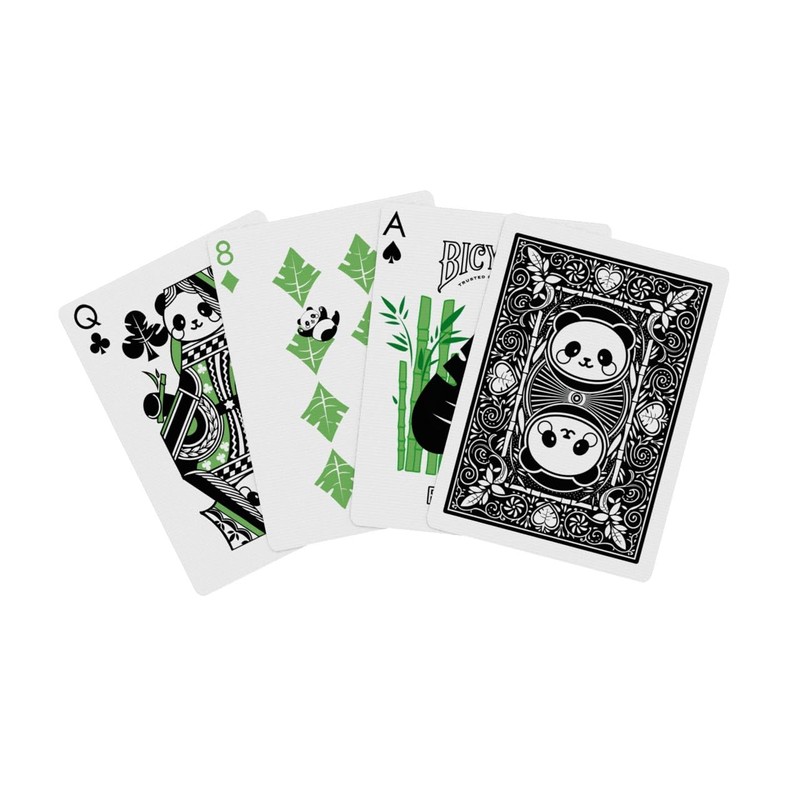 Bicycle Panda Playing Cards, Cute Animal Playing Cards, 1 Deck