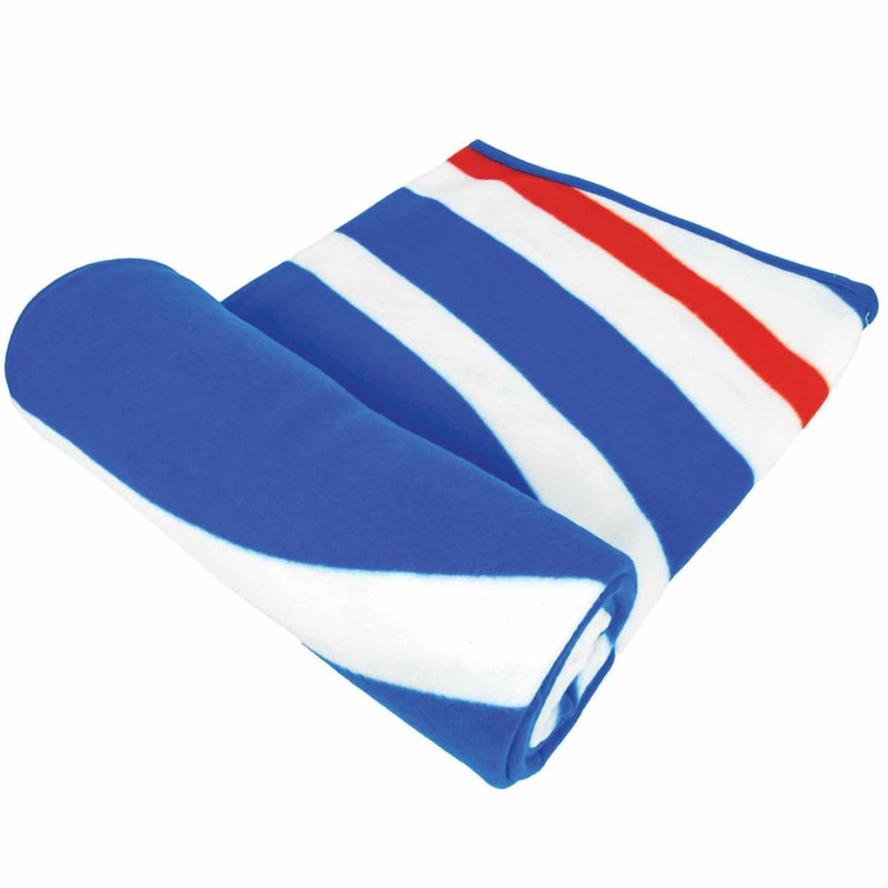 Rangers Glasgow F.C. Fleece Blanket - Super Soft, Blue, 127cm