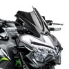 Motorcycle Windshield Deflector with Bracket Double Bubble Windscreen Fit for