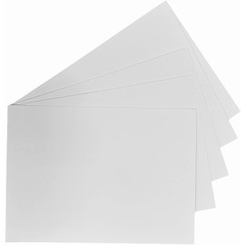 DJP A6 Plain Index Record Revision Cards, Postcard Blank Card Art Crafting Thick Card Cardstock, 240gsm (100)