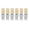 6PCS G9 LED Light Bulb Dimmable 5W 450LM 28 Beads