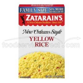 Zatarains Yellow Rice Mix, 51 Ounce -- 6 per case.