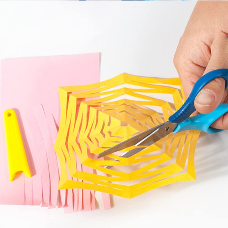 Kids Scissors Craft Supplies Childrens Safety Scissors Plastic Handle Handmade