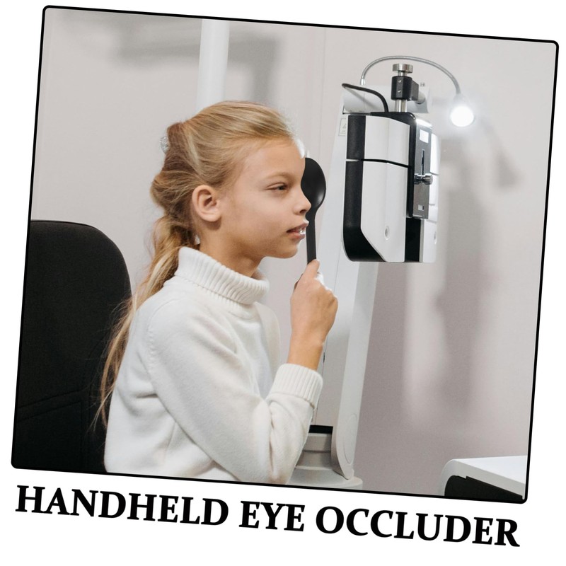 Gatuida 2pcs Lightweight Plastic Vision Testing Cover for Accurate Optometry