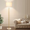 【Upgraded】Dimmable Gold Floor Lamps for Living Room, 11W LED Bulb