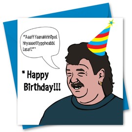 Funny Birthday Card For Men Happy Birthday Card Clarkson's Farm Gerald For Him Novelty Card Celebration 145mm x 145mm Square with Envelope