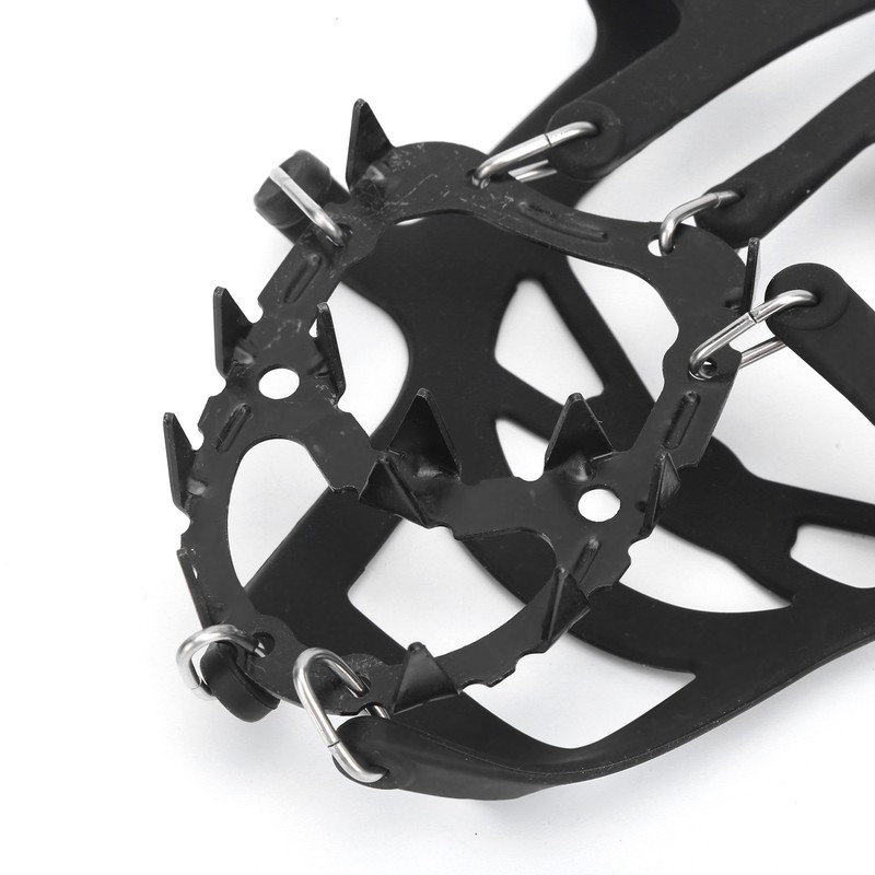 Crampons 18 Teeth Antislip Strong Grip Drop Resistant Ice Cleats