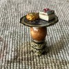 Tyler Pat Tyler Table Small Decorated Dressed HALF INCH 1:24
