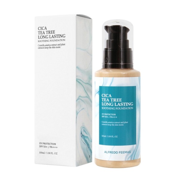 Alfredo Whimas Cica Tea Tree Long-Lasting Moisture Foundation SPF50+ No.