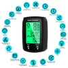Fiotha Digital Bicycle Computer, 19 Function Waterproof Bicycle Speedometer, LCD