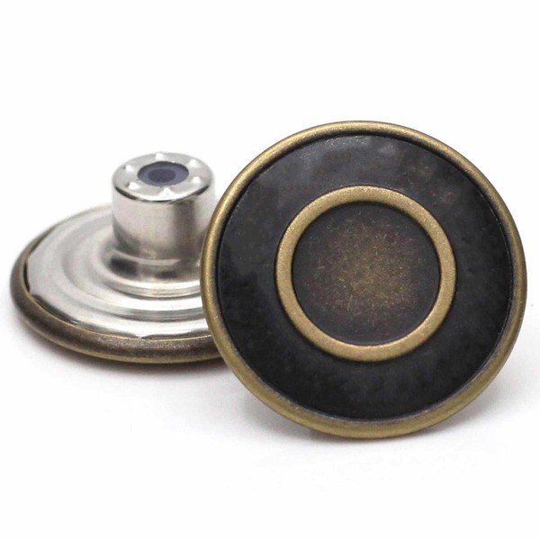 20mm Replacement Jean Tack Buttons No Sew Metal Buttons for