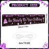 Black Purple Go Shawty - Banner de cumpleaños para patio