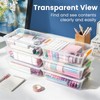 Sooez 6 Pack Pencil Boxes, New Extra Large Pencil Case,