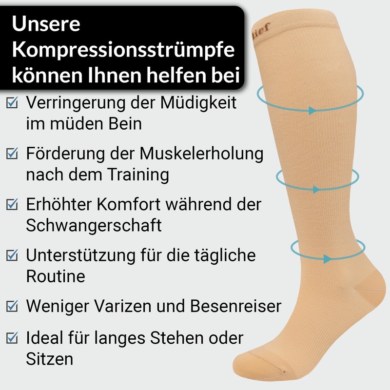 360 Relief Compression Socks for Men and Women - 1