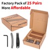 25 Pairs 4-Piston Sintered Metal Ebike Bike Brake Pads with