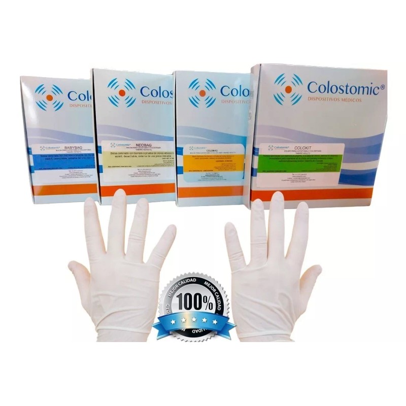Colostomic Bolsa Colostomia Adulto Drenable Suave Pack 10 Piezas Envio